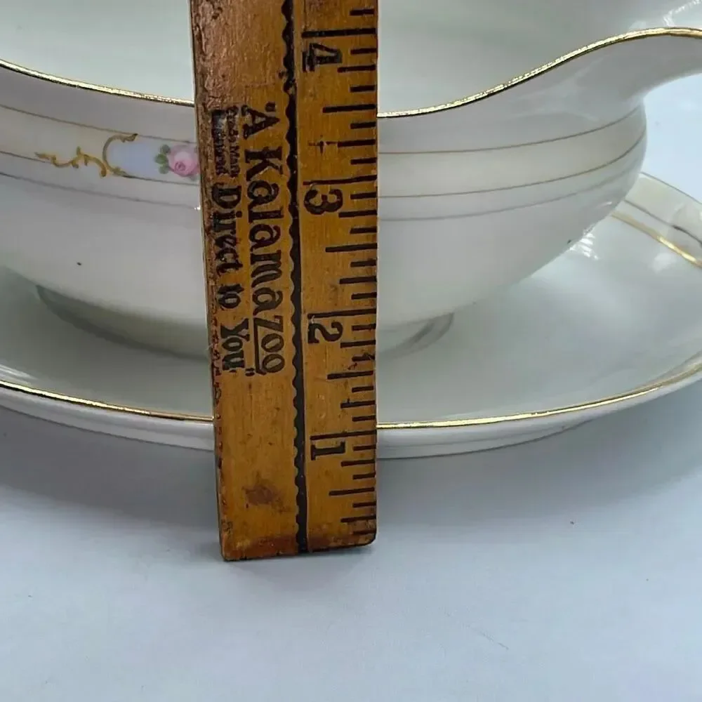 Vintage Noritake “The Celtic” porcelain gravy boat.